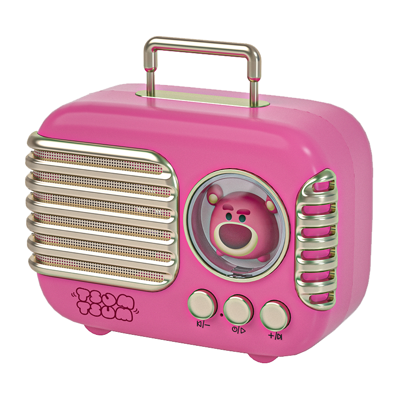 迪士尼/Disney正版联名J30无线蓝牙音箱 经典卡通人物草莓熊创意礼物超重低音小钢炮户外迷你家用收款