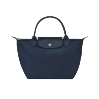珑骧 LONGCHAMP 奢侈品 女士 蓝色小号织物短柄可折叠手提饺子包L1621 919 P68