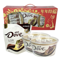 德芙丝滑牛奶巧克力礼盒装588g年货年年德福新春分享装结婚喜糖