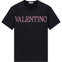 华伦天奴 VALENTINO 男士棉质圆领短袖T恤 XV3MG11H 85M