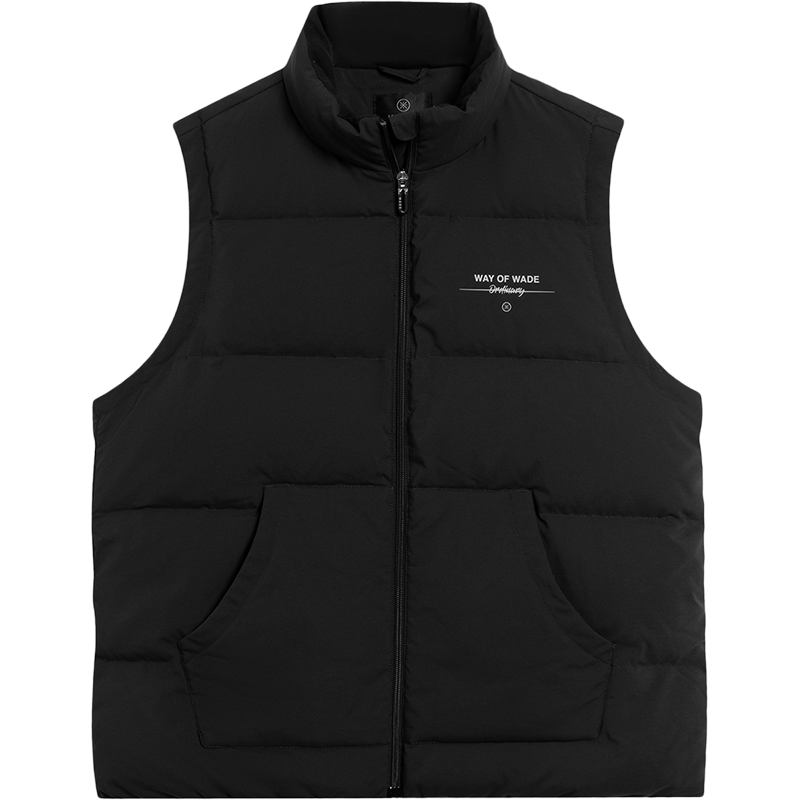 李宁羽绒马甲男士2022新款韦德系列防泼水冬季立领男装鹅绒运动服