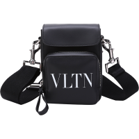 华伦天奴 VALENTINO 男士皮革单肩斜挎包 WY2B0A86WJW