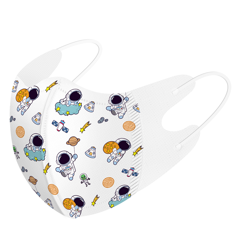 儿童3d立体口罩一次性三层独立包装男女小孩专用KF防护94[346