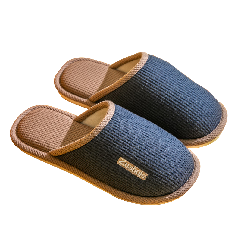 奂米棉拖鞋女士拖鞋秋冬男拖鞋可爱室内家居鞋-814-2-