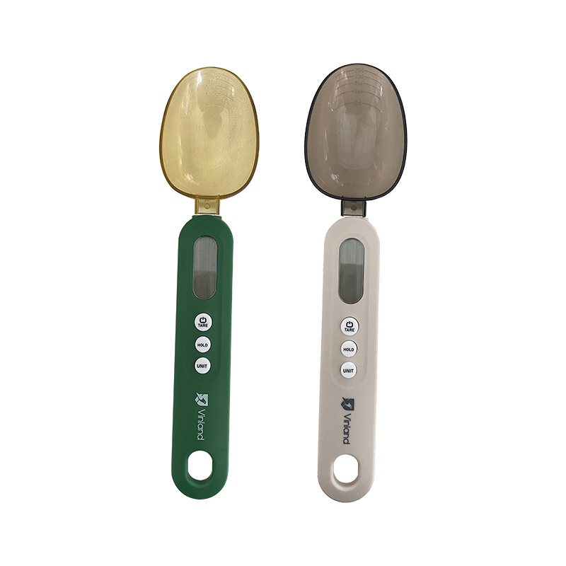 vinland宝宝辅食电子秤灰色计量勺子奶粉克数称量刻度烘焙量勺工具