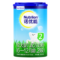 诺优能(Nutrilon)较大婴儿配方奶粉2段900g 6-12个月 罐装 原装进口
