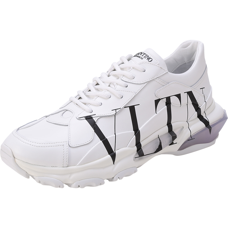 华伦天奴 VALENTINO 男士牛皮革系带休闲运动鞋 XY2S0B21 RKW