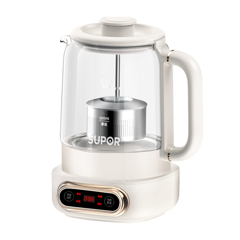 苏泊尔(SUPOR)煮茶器家用多功能养生壶办公室小型煮茶壶官方正品SW-08Y03