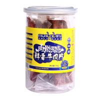蒙贝鲜香牛肉片100g 牛肉味 狗零食宠物食品狗狗小型犬泰迪磨牙牛肉干(monbab)
