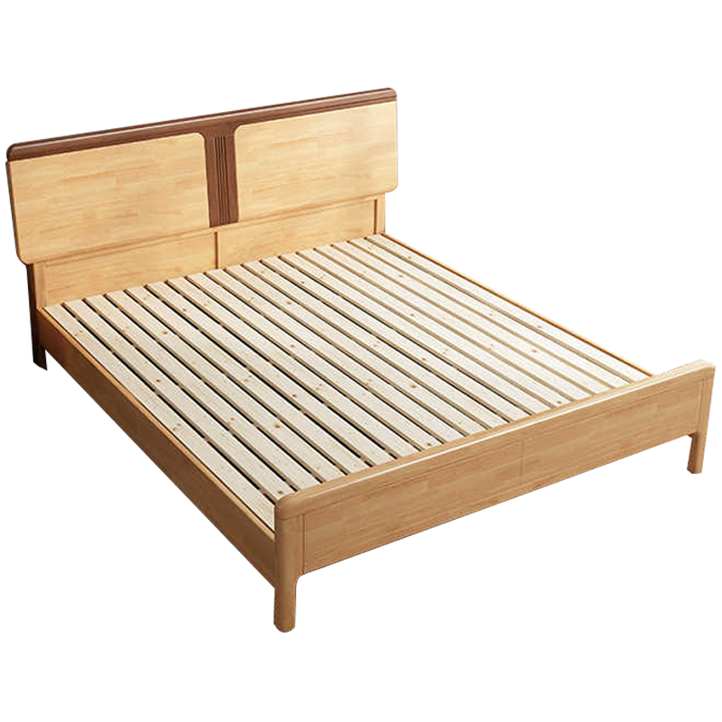 臻远 ZY-SMC-16 现代简约实木床双人床 1.8米简约床