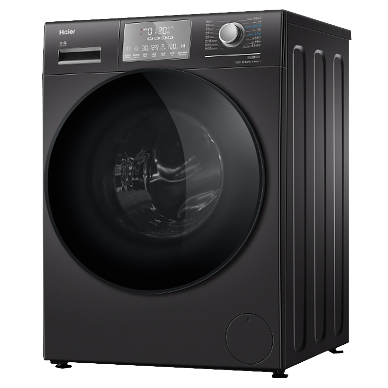 海尔薄墨盒滚筒 洗衣机 智能直驱烘干10公斤家用除菌洗烘一体彩装机HBM14-086U1