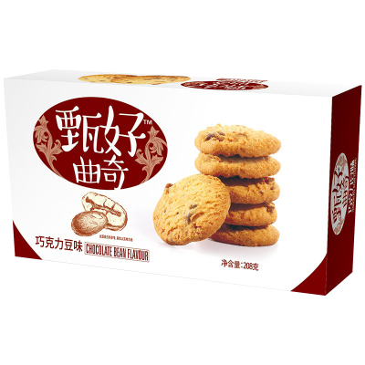 好吃点 甄好曲奇黄油味208g休闲零食饼干早餐点心