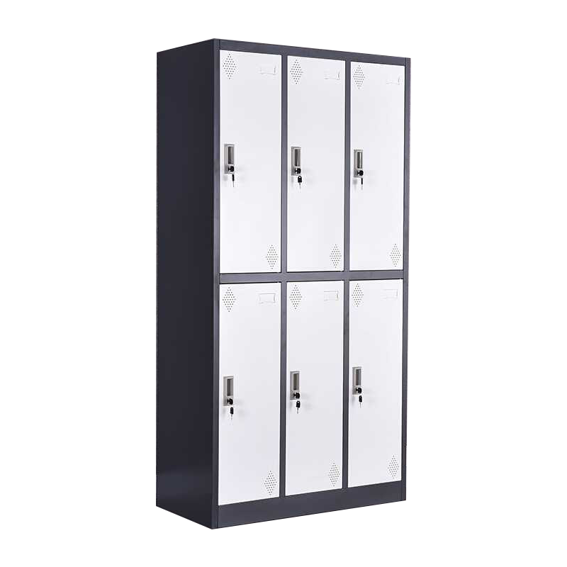 匡大钢制更衣柜办公柜储物柜办公室六门更衣柜