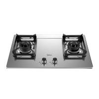 美的(Midea)大火力燃气灶双灶不锈钢灶具液化气灶双眼灶Q219猛火灶台嵌两用煤气灶4.5KW铜火盖3D猛火