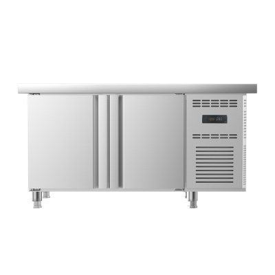 松氏(SOMCLAN)1500*600*800mm风冷冷藏工作台冰柜保鲜操作台商用冰箱厨房平冷卧式奶茶店水吧台 插盘款