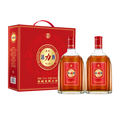 劲牌 中国劲酒 32°追风活力酒 600ml*2瓶礼盒装