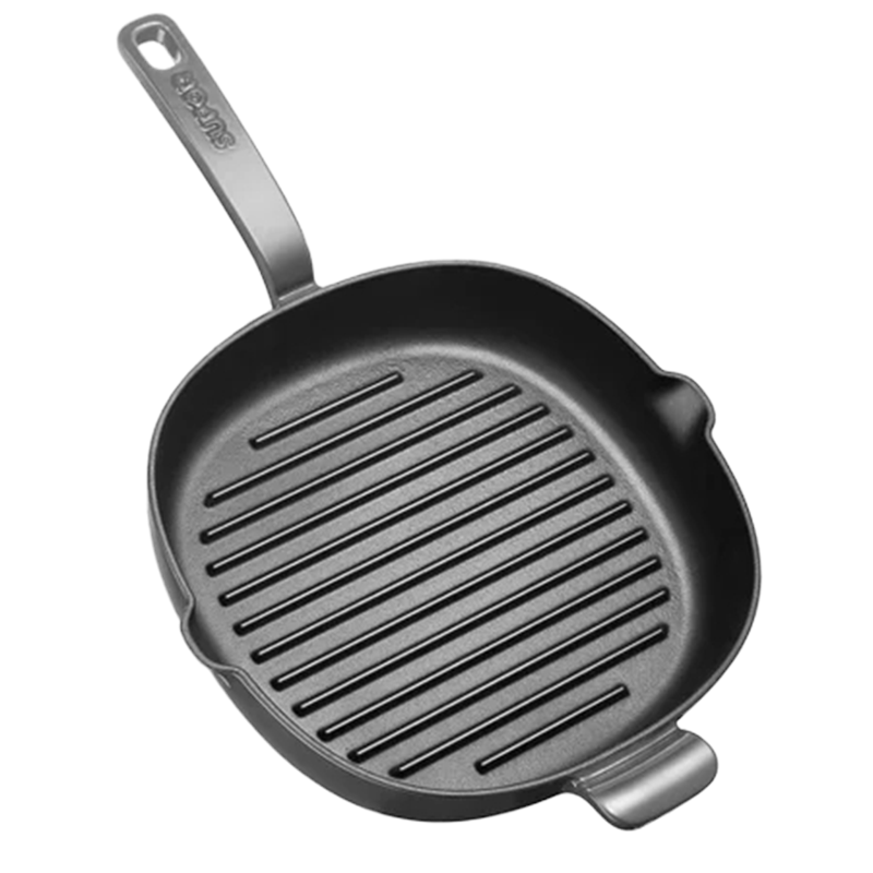 苏泊尔 (SUPOR) 煎锅 26cm珐琅铸铁锅·方形煎烤锅牛排锅明火电磁炉适用 FLJ26A5 26cm方形煎烤锅