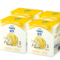 雀巢(Nestle)能恩幼儿配方奶粉 3段(12-36个月)1200g三联装*4盒(整箱装)