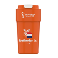 FIFA 2022年卡塔尔世界杯授权商品 世界杯-保温速饮杯-传统九强+东道主 荷兰