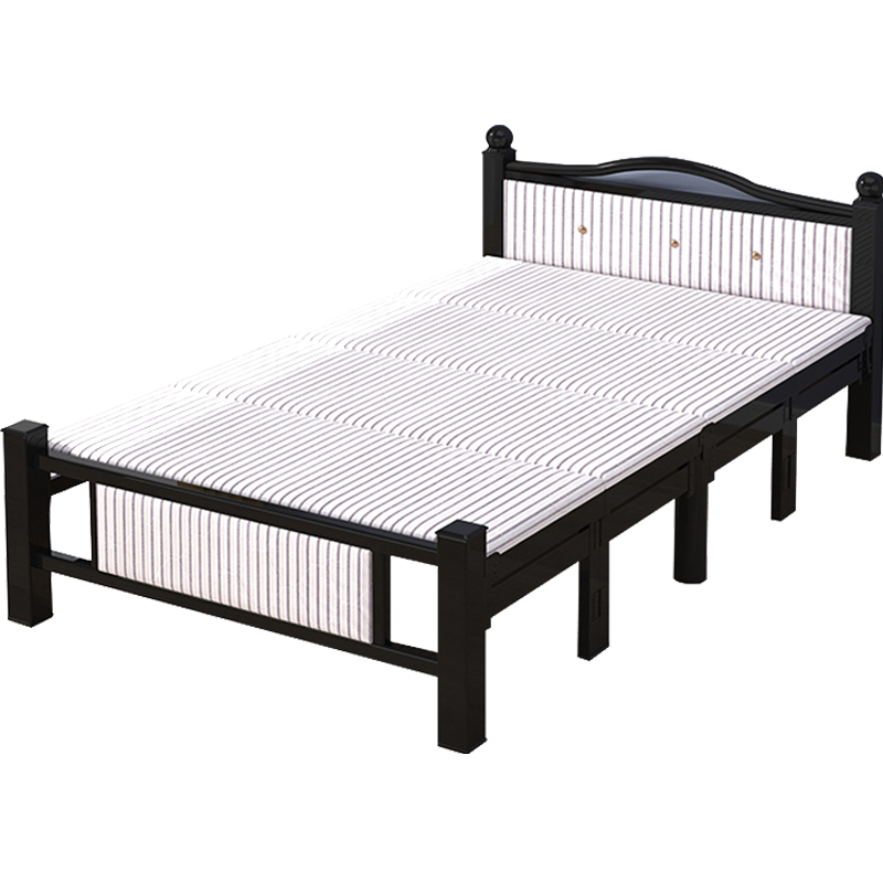 臻远 ZY-ZDC-11 简易行军床折叠床午休行军床黑色办公午休床 黑色 1.2米宽