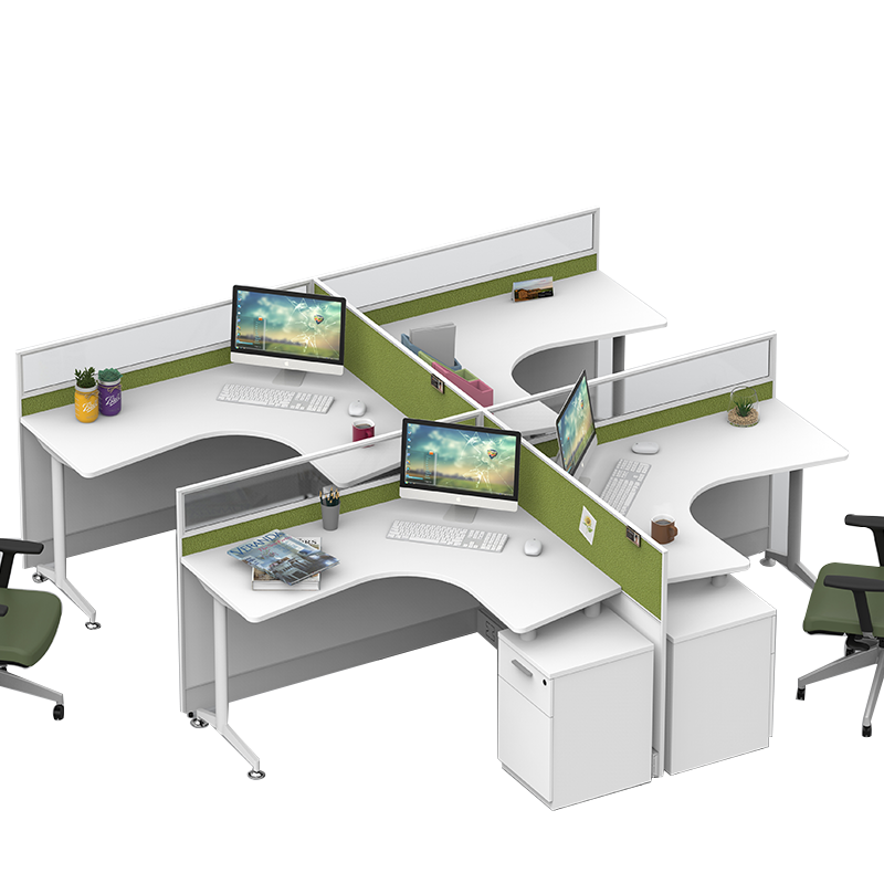 匡大屏风办公桌现代职员办公桌屏风工作位电脑办公桌 KDT126