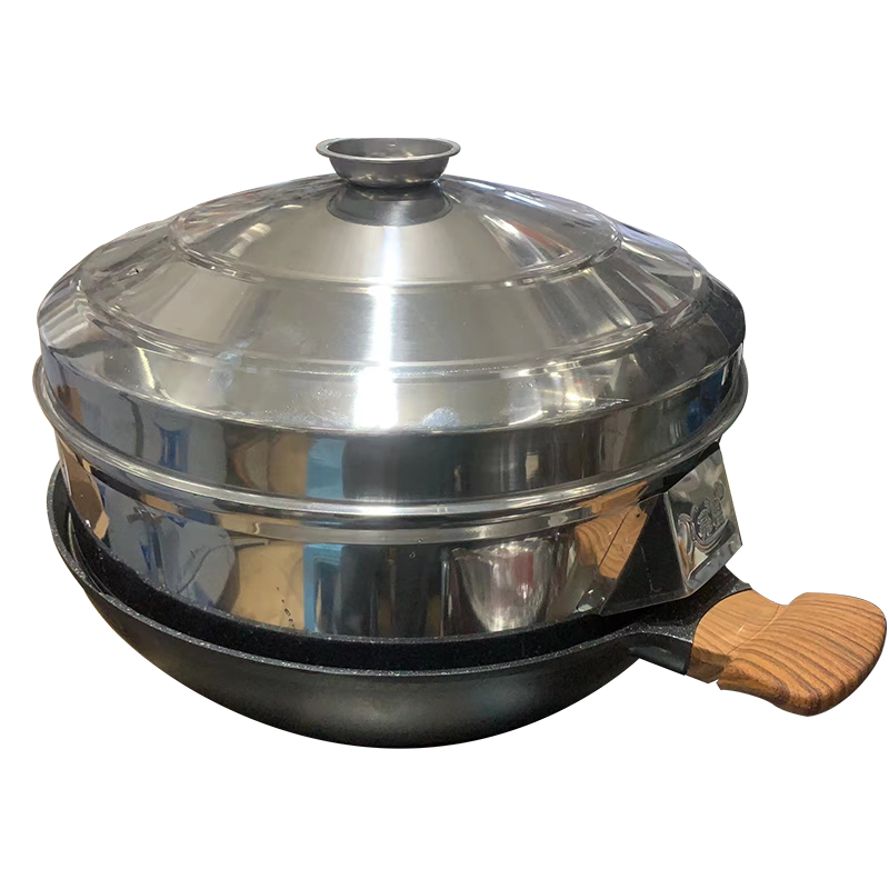 厨得乐电磁炉锅+1蒸笼+2盖子