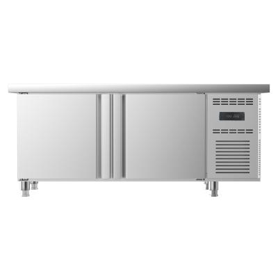 松氏(SOMCLAN)1800*700*800mm风冷冷冻冷藏工作台冰柜保鲜操作台商用冰箱厨房平冷卧式奶茶店水吧台插盘款