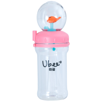 Ubee幼蓓小鲸鱼可喷水吸引儿童喝水操作简单兴趣可爱水杯乐友 X91YR000BH