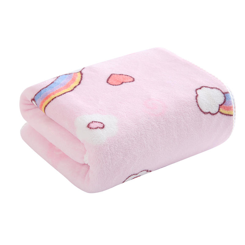 洁丽雅浴巾可爱印花家用洗脸洗澡成人吸水厚柔软不掉毛男女毛巾814-1