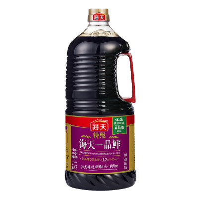 海天特级一品鲜1.28L*2瓶优选黄豆酿造酱油上色提鲜凉拌炒菜