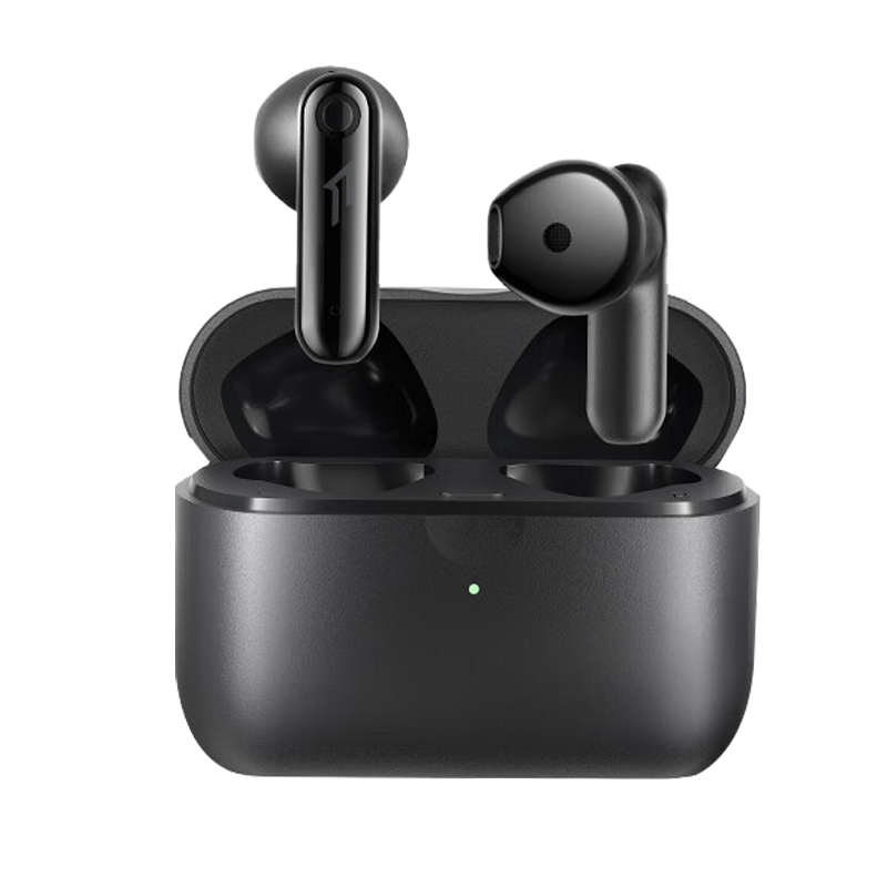 1MORE Neo万魔超能豆 蓝牙耳机真无线 舒适半入耳 超长续航 游戏低延迟 通话降噪 适用于安卓苹果手机EO007黑