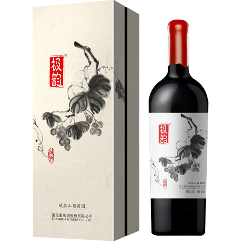 通化极韵晚收山葡萄酒13.5%vol 740ml单瓶装