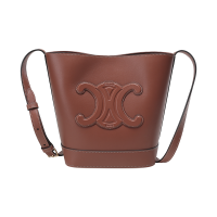 赛琳/思琳 CELINE 女士牛皮革CUIR TRIOMPHE单肩斜挎包水桶包198243DU3