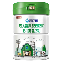 宜品爱尼可有机较大婴儿配方牛奶粉二段800g*1罐 有机奶粉