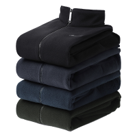 爺特(YETE)秋冬摇粒绒夹克男羊羔绒上衣男士立领中青年抓绒衣加绒外套