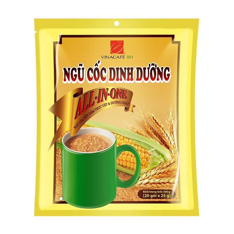 [临期特价]越南进口vinacafe威拿咖啡麦片奶香味早餐麦片500g*2袋装香浓甜麦片