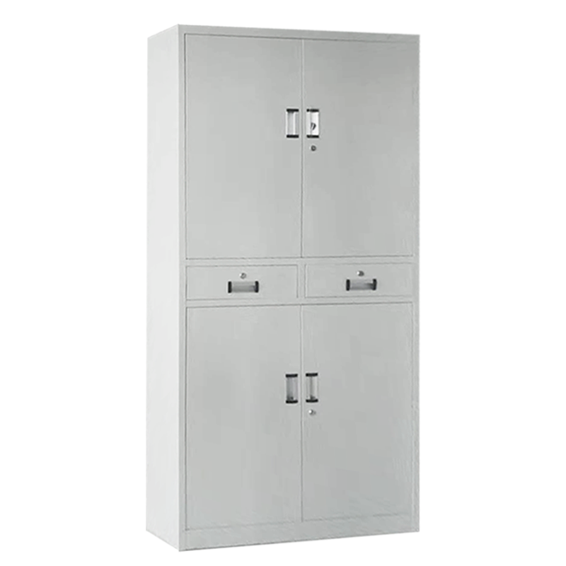 匡大文件柜铁中二斗文件柜铁皮柜办公文件资料储存柜钢制铁中二斗文件柜KDT373