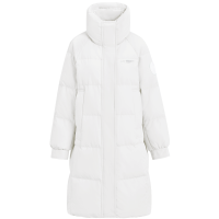 波司登2022年新款女士轻暖运动廓型舒适百搭立领长款羽绒服外套