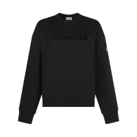 盟可睐/蒙口 MONCLER 女士棉质宽松版圆领长袖卫衣运动衫H2 093 8G00021 809LC