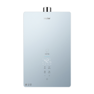 海尔(Haier)燃气热水器JSQ30-16DM7(12T)U1天然气 16L 全面屏玻璃面板 母婴晶彩幻影蓝系列