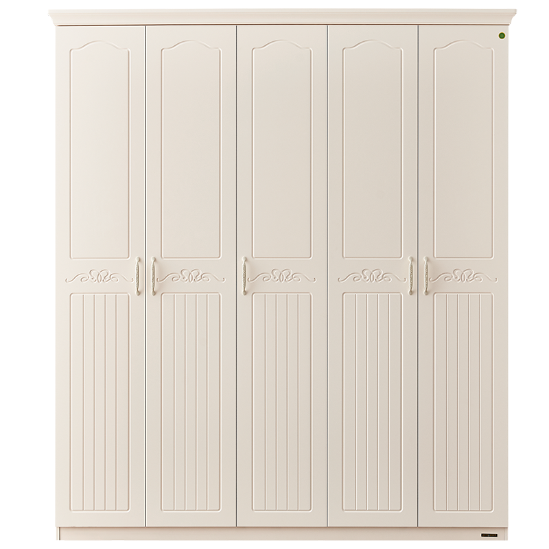 全友家居衣柜韩式田园平开门四门五门衣柜 卧室家具120613