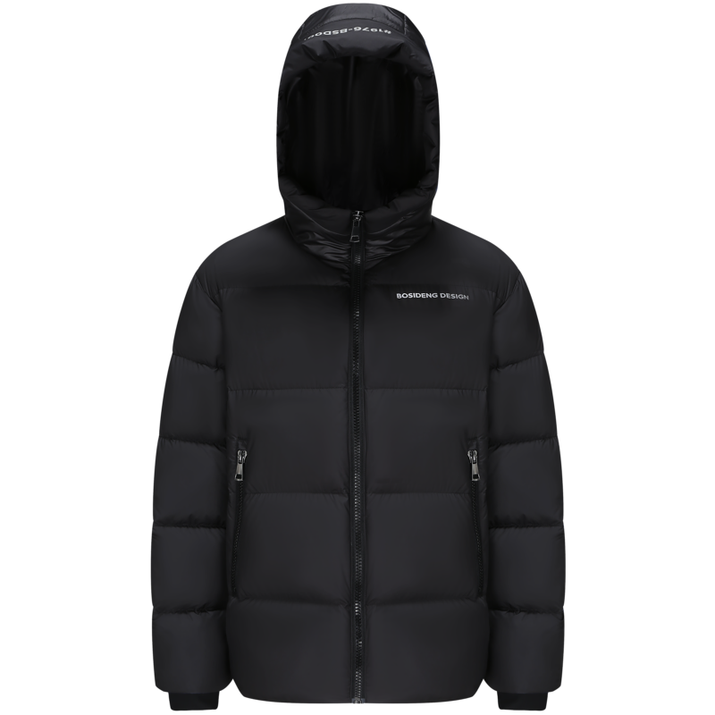 波司登2022年新款PUFF系列男士廓形秋冬短款面包服连帽男生羽绒服