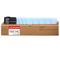 京贤TN514C蓝色粉盒适用柯美Bizhub C458/C558/C658一支