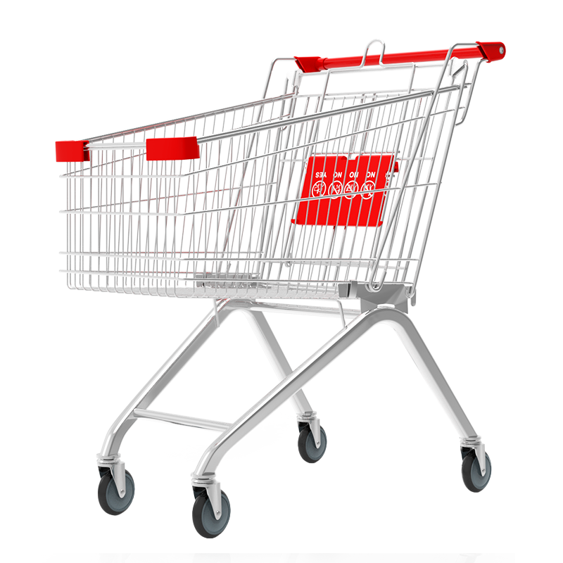 新越昌晖商场手推车超市购物车理货手拉车儿童可坐卖场小推车家用手推车物业仓库快递车 标配180L GC180