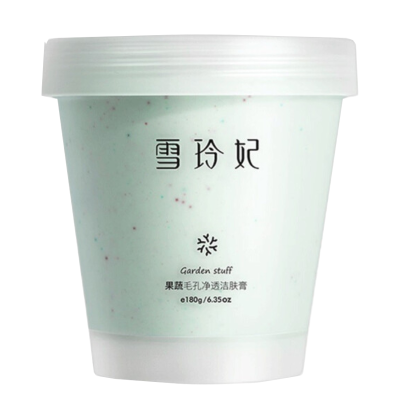 雪玲妃(SNEFE)果蔬毛孔净透洁肤膏 女面部深层清洁去污垢按摩膏改善黑头细致毛孔清爽控油 果蔬洁肤膏1盒(180g)