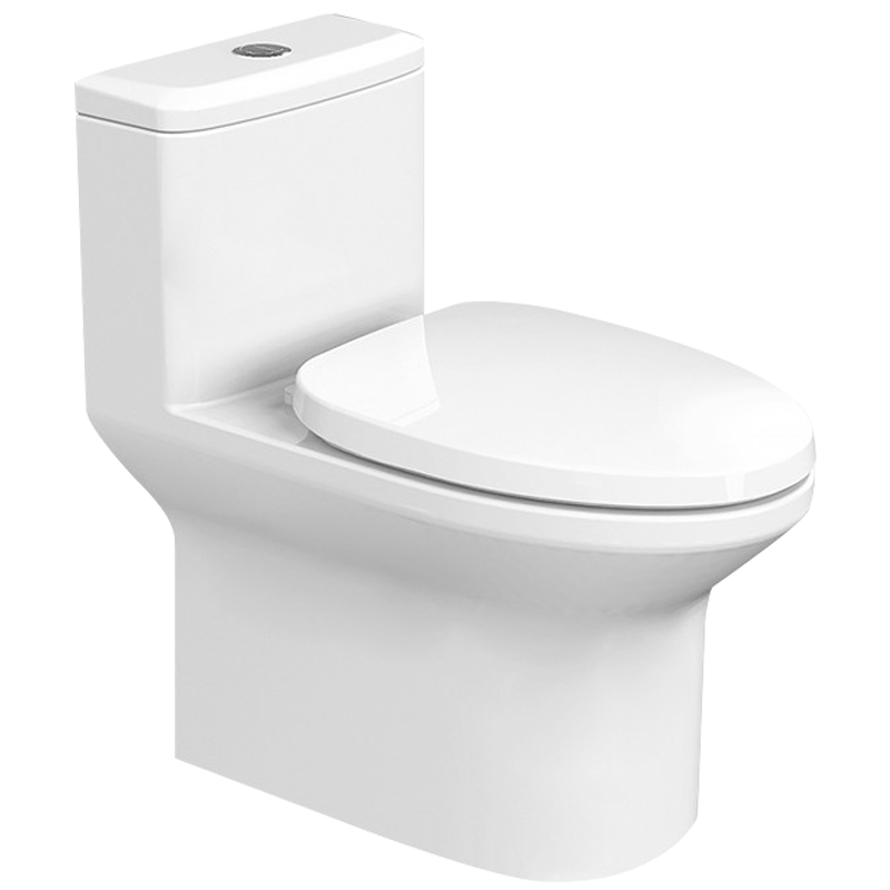 恒洁(HEGII) 马桶 虹吸式 大冲力 速冲除污防臭 全施釉阻尼缓降连体坐便器HC0501PT