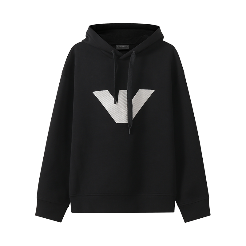 阿玛尼 EMPORIO ARMANI 男士棉质连帽卫衣运动衫6L1MM6 1JHSZ