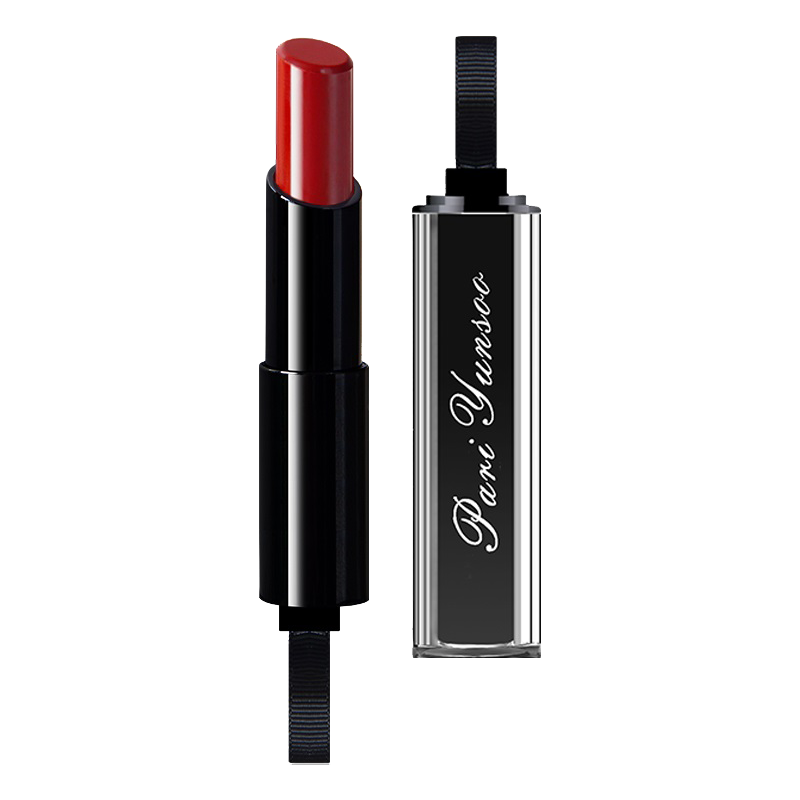 [ 买2送1]芭黎元素丝绒黑水晶口红持妆不易掉色不易沾杯保湿滋润唇膏唇彩女士 12#烈焰红