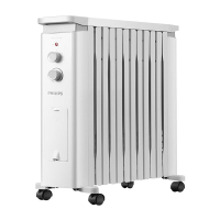 飞利浦(PHILIPS)取暖器暖风机电暖器电油汀家用24面加宽油酊防烫速热干衣加湿电暖气片 机械款AHR3144YA