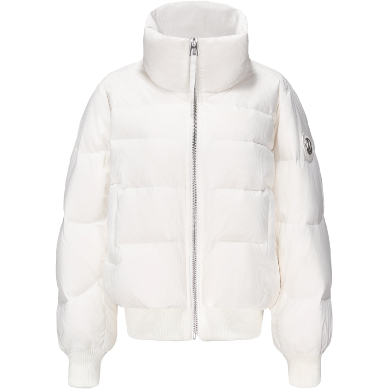 波司登黑金系列女士时尚廓形小短款立领设计纯色潮流小个子羽绒服